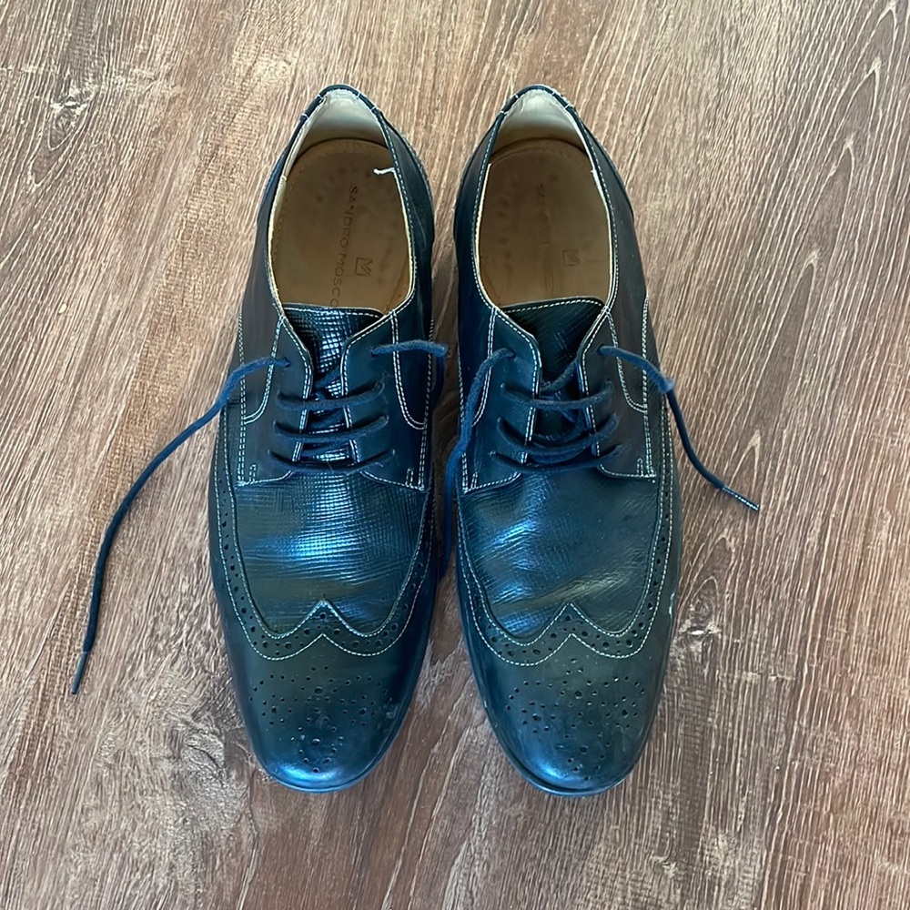 Men’s Lace Up Black Dress Shoes